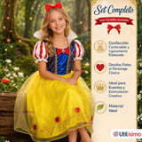 Disfraz Princesa Blancanieves Con Cintillo Niña