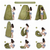 Carpa Caseta De Baño Vestidor Portátil  Camping Comodidad Privacidad Al Aire Libre