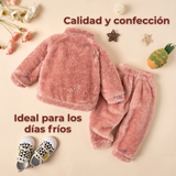 Conjunto Frizado Polar 2 Piezas Niña Rosado