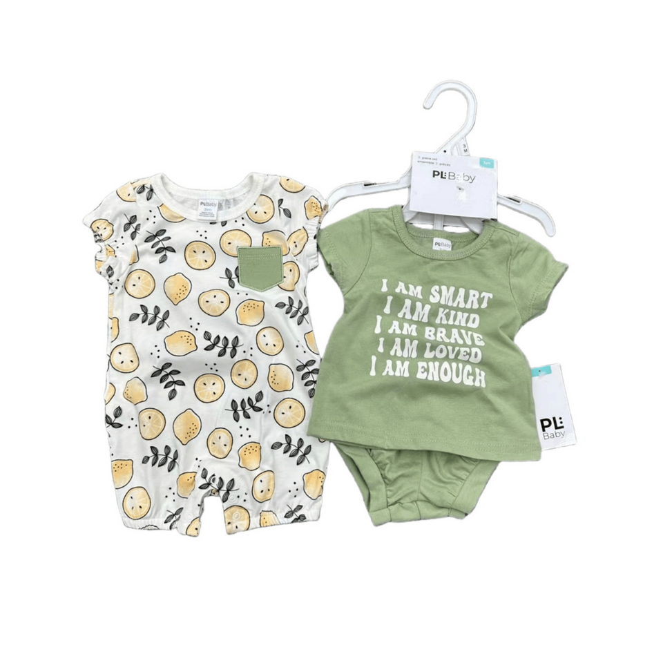 Set De Conjunto Y Enterito para bebés niñas Jump Kids