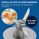 Licuadora clásica Oster® cromo con perilla ergonómica de 3 velocidades BLST4655