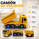 Camión Tolva Juguete Infantil Camión De Luces y Sonidos Interactivo Niño
