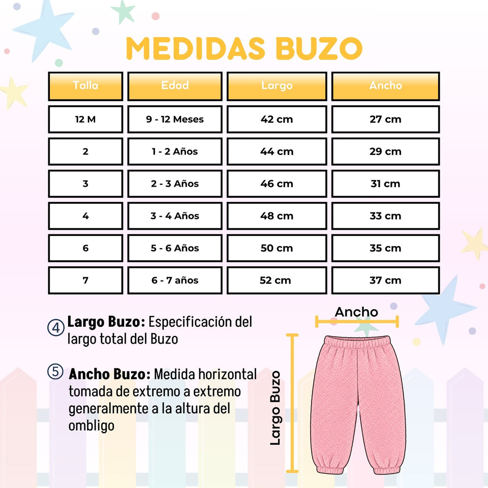 Buzo Polerón Conjunto Polar Niña Capucha Orejitas Rosa
