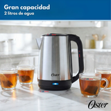 Hervidor Eléctrico Oster de 2 Litros de capacidad, BVSTKT674