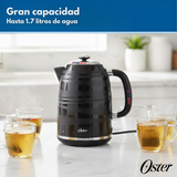 Hervidor eléctrico Oster® 1.7 lt BVSTKT4177B