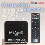 TV Box MXQPRO 4K 8GB Ram 128gb Wifi 5G Android