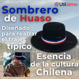 Sombrero Huaso Ajustable Elegante Fiestas Patrias