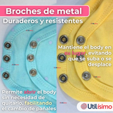 Pack 4 Bodys Niña Manga Corta Tedmimak 100% Algodón Little bee