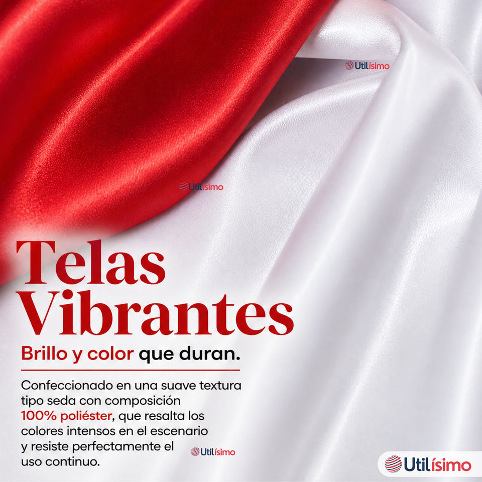 Traje Tirana Diablada Rojo 3 Piezas Mujer Adulta Baile Típico Fiestas Patrias