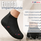 Pack 3 Pares Fundas Cubre Zapatos Negro Impermeable Surtidas Silicona Antideslizante