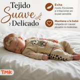 Conjunto 2 Piezas Polerón y Buzo 100% Algodón Tedmimak Bebé Niña Cat Print