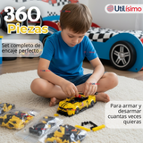 Auto Coche De Carreras Armable Maqueta Porsche Racing 360 Piezas Juguete Niño