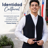Chaleco Bolero Negro Tradicional Hombre Fiestas Patrias