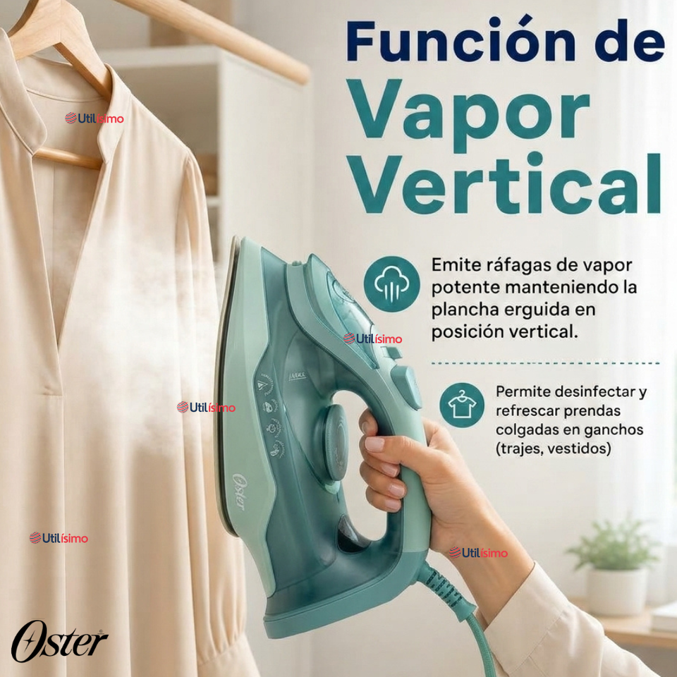 Plancha de Vapor Vertical Oster® AeroGlide GCSTAC7001-052