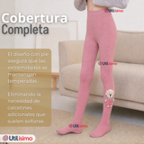 Panty 3D Osito Rosado Tejida Niña Ballerina 78% Algodón Premium