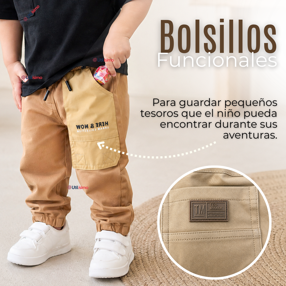 Jogger Infantil Pantalón De Buzo Niño Reforzado Calidad Premium