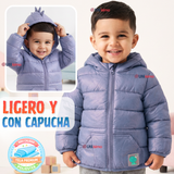 Parka Dinosaurio Con Capucha Manga Larga Niño Jump Kids
