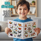 Pack 3 Libro Para Colorear Pintar  Educativo Con Stickers Diseños Surtidos