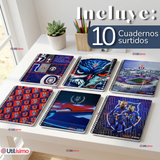 Pack 10 Cuadernos Originales Universitario U De Chile 100 Hojas Universidad De Chile