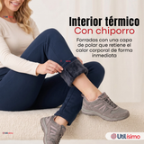 Calza Polar Con Chiporro Térmica Mujer Elásticada Navy Blue