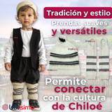 Traje Chilote Gorro Fiestas Patrias Niño Chile