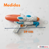 Pack 2 Pistolas Lanza Agua Juegos Para Niños Juguete 29 cm Colores Surtidos
