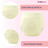 Pack 12 Calzón Pantys Niña Entrenamiento Algodón Cintura Elástica