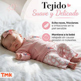 Conjunto 2 Piezas Polerón y Pantalón Buzo 100% Algodón Bebé Niña Tedmimak Beautiful flowers