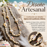 Collar Pascuense De Conchitas Rapa Nui Unisex Fiestas Patrias