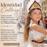 Pack 3 Aros Aritos Pascuenses Rapa Nui NIña Fiestas Patrias