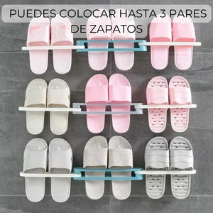 Organizador De Pared Plegable Zapatos O Toallero 3 En 1