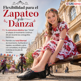 Zapatillas Chicle Negras Juvenil Bailes Danza Fiestas Patrias Talla 36-41