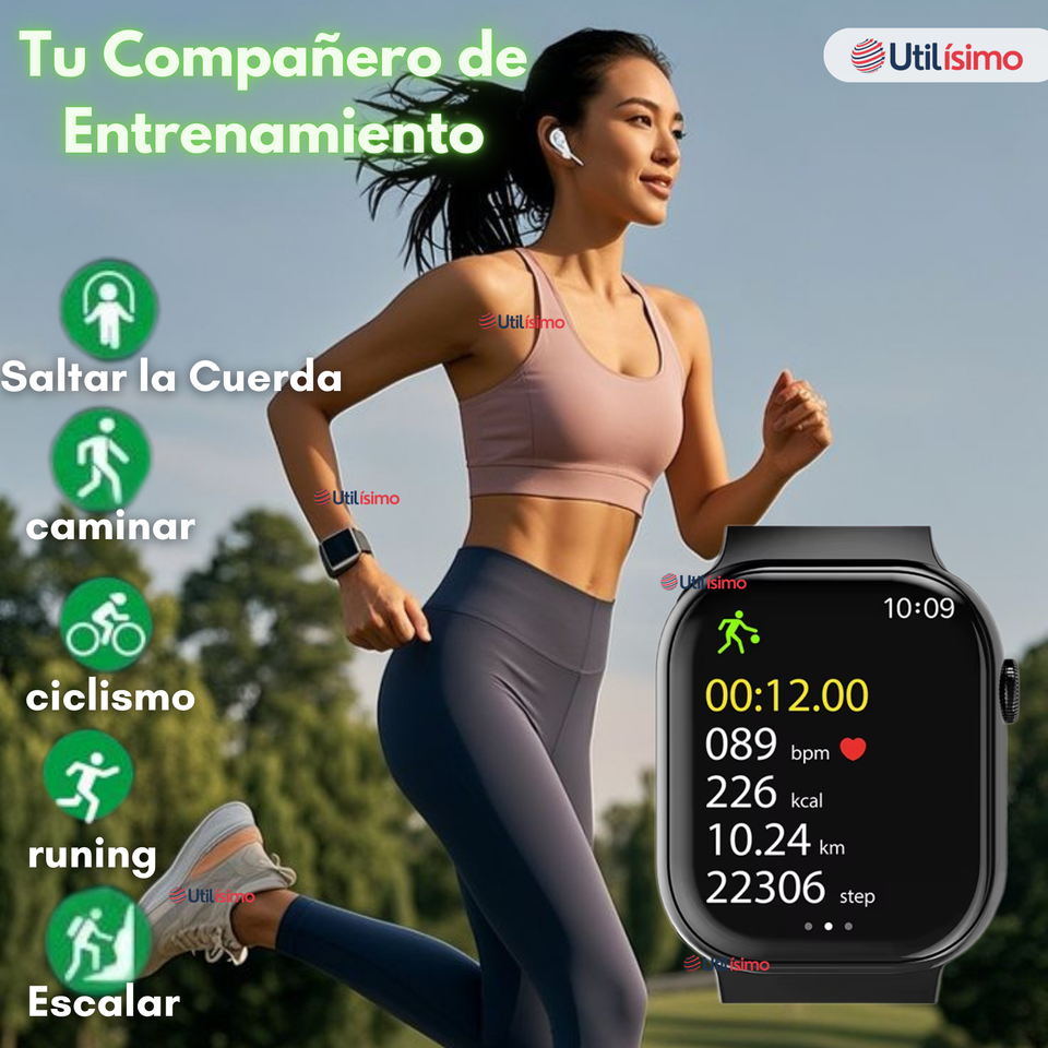 Smartwatch Vidvie SW1620 Reloj Inteligente Impermeable Ipx7 Color Negro