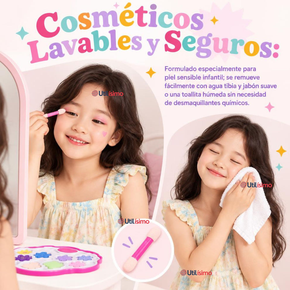 Juguete Set Maquillaje Manicura Infantil Diseño De Helado Niñas