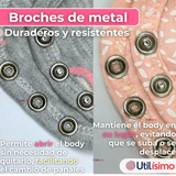 Pack 5 Bodys Niña Manga Corta Tedmimak 100% Algodón Princess love
