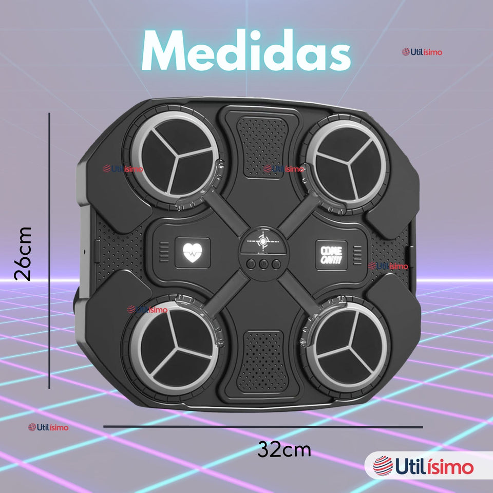 Maquina De Boxeo Musical Para Niños Bluetooth Entrenamiento Inteligente