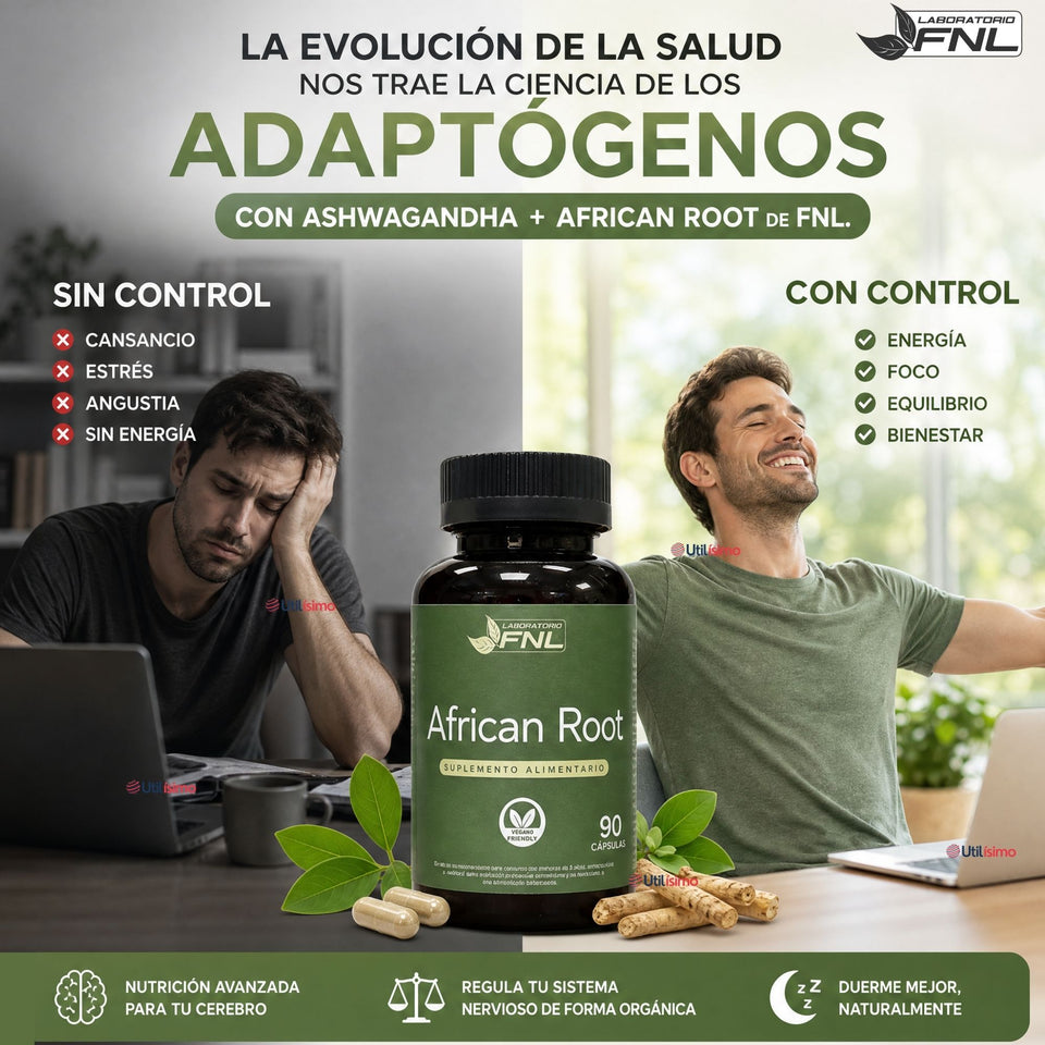 African Root 90 Cápsulas FNL Suplemento Alimentario