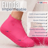 Pack 3 Pares Fundas Cubre Zapatos Rosado Impermeable Surtidas Silicona Antideslizante