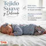 Conjunto 2 Piezas Polerón y Pantalón Buzo 100% Algodón Bebé Niña Tedmimak Blue girl