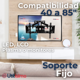 Soporte TV Pared Ajustable 50Kg 40 a  85 Pulgadas 40 43 50 55 60 65 70 75 77 80 82 85