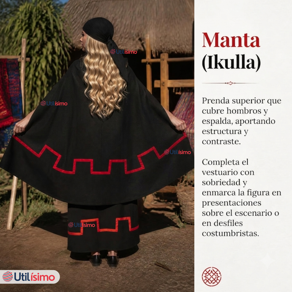 Pack 3 Trajes Típicos Vestido Mapuche Completo 5 Piezas Mujer Fiestas Patrias