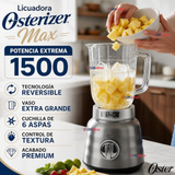Licuadora Osterizer® MAX Con Vaso De Vidrio 1,75L BLSTPBRGR