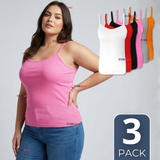 Pack 3 Camisetas Poleras Pabilo Básica Lisa Transpirable Mujer Colores Surtidos