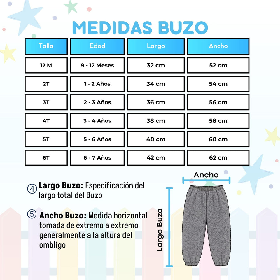 Buzo Polerón Conjunto Polar Niño Niña Con Capucha Gris