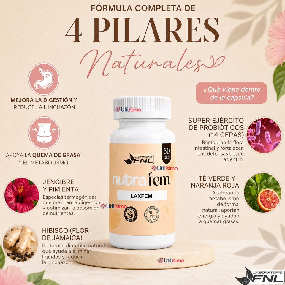 Nutrafem Probiofem 60 caps Equilibrio Microbiota Femenina Fnl