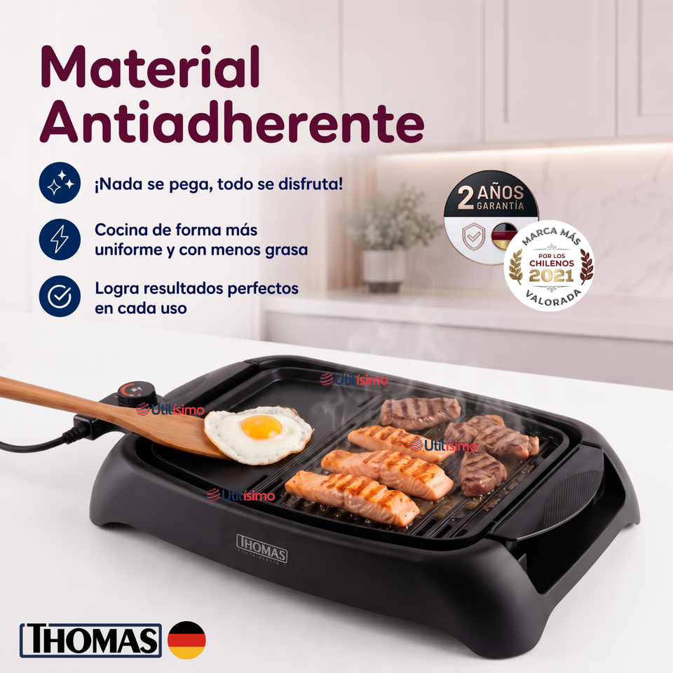 Parrilla Eléctrica Thomas Th-180 1000w