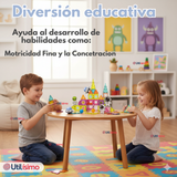 Juego Bloques De Construcción Magnéticos 3D 70 Piezas para Niños