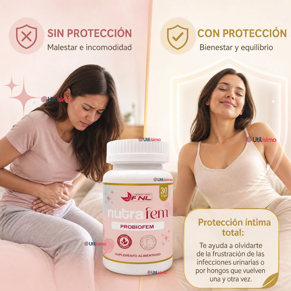 Nutrafem Probiofem 30caps FNL Equilibrio Microbiota Femenina