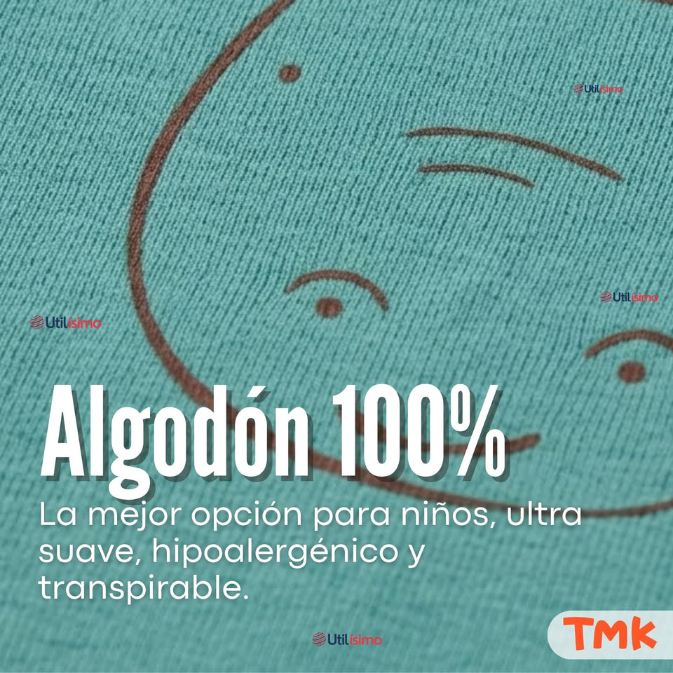 Pack 4 Bodys Manga Larga 100% Algodón Tedmimak Sweet Nature Bebé Niño