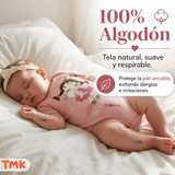 Pack 5 Bodys Manga Corta %100 Algodón Tedmimak Niña Pink Bunny